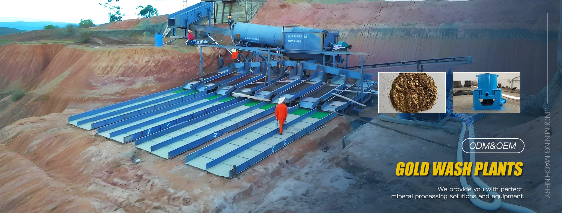 Gold Wash Plants Leverandør i Kina